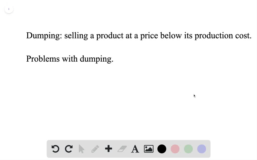 SOLVEDWhat is dumping? Who benefits and who loses from dumping? What