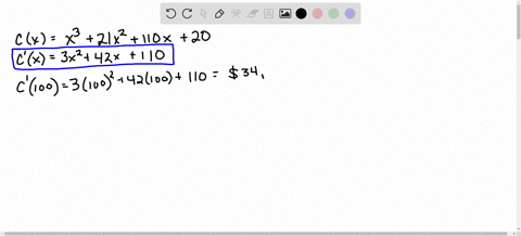 if-the-cost-of-manufacturing-x-items-is-cxx321-x2110-x20-find-the-marginal-cost-function-and-compare