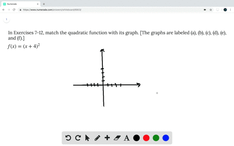 SOLVED:In Exercises 7-12, match the quadratic function with its graph ...
