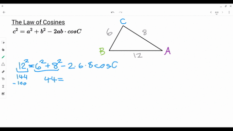 use-the-law-of-cosines-to-solve-the-triangle-a6-quad-b8-quad-c12