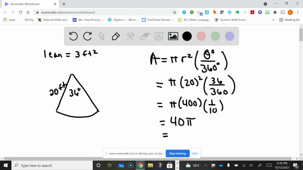 SOLVEDSuppose the pizza slice in the photo at the beginning of this lesson is a sector with a
