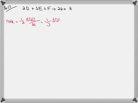 express-the-rate-of-this-reaction-in-terms-of-the-change-in-concentration-of-each-of-the-reactants-8