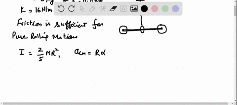 cp-two-uniform-solid-spheres-each-with-mass-m0800-mathrmkg-and-radius-r00800-mathrmm-are-connected-b