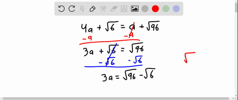 in-39-42-solve-and-check-each-equation-4-asqrt6asqrt96
