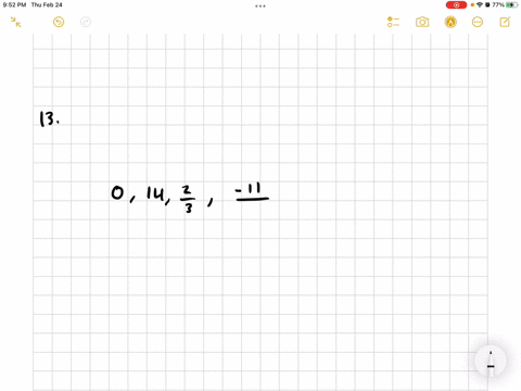 from-the-list-014-frac23-pi-sqrt7-frac1114-234-19-frac558-sqrt17-32-overline1-and-26-identify-each-3