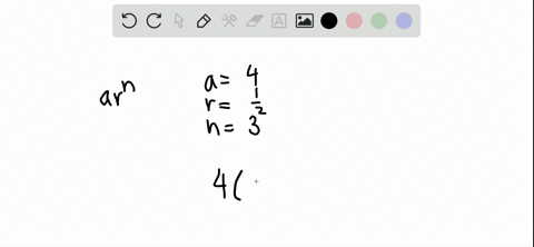 evaluate-ar-n-for-the-given-values-of-a-r-and-n-a4-rfrac12-n3