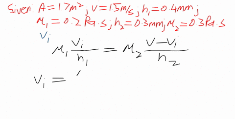 a-flat-plate-with-an-area-of-17-mathrmm2-is-moved-at-a-velocity-of-15-mathrmm-mathrms-over-a-station