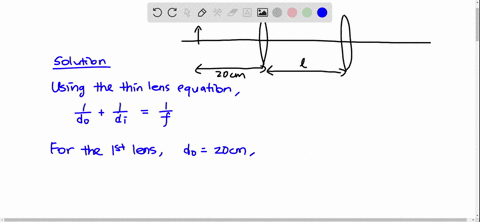 a-coin-is-located-200-mathrmcm-to-the-left-of-a-converging-lens-f160-mathrmcm-a-second-identical-len