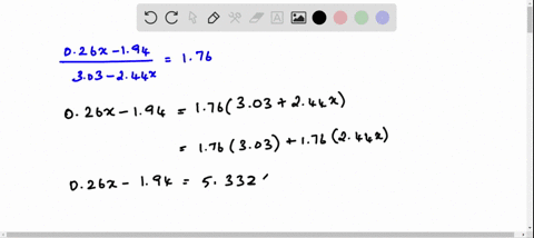 71-78-find-the-solution-of-the-equation-correct-to-two-decimals-frac026-x-194303-244-x176