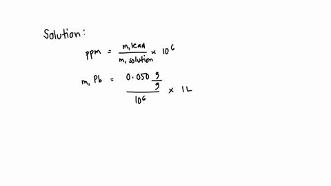 a-26-l-sample-of-water-contains-192-mu-mathrmg-of-lead-does-this-concentration-of-lead-exceed-the-sa