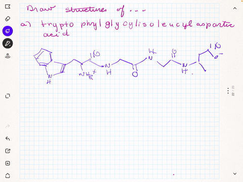draw-the-structures-of-the-following-peptides-a-tryptophylglycylisoleucylaspartic-acid-b-glu-gln-phe