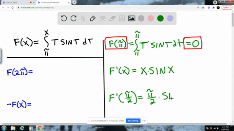 let-fxint_pix-t-sin-t-d-t-a-find-fpi-b-find-fprimex-c-find-fprimeleftfrac12-piright-d-express-f2-pi-