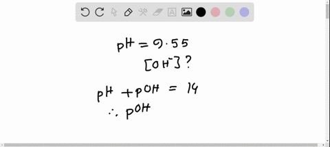 the-mathrmph-of-a-solution-is-955-at-25circ-mathrmc-what-is-the-hydroxide-ion-concentration-in-the-s