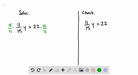use-a-property-of-equality-to-solve-each-equation-then-check-the-result-see-example-6-frac1115-y22