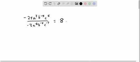 simplify-each-exponential-expression-frac-24-a3-b-5-c5-3-a-6-b-4-c-7