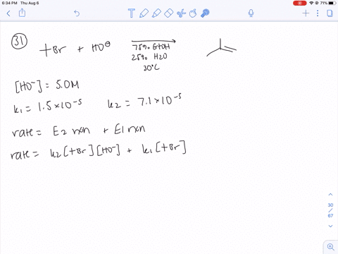 the-rate-law-for-the-reaction-of-mathrmho-with-tert-butyl-bromide-to-form-an-elimination-product-i-3