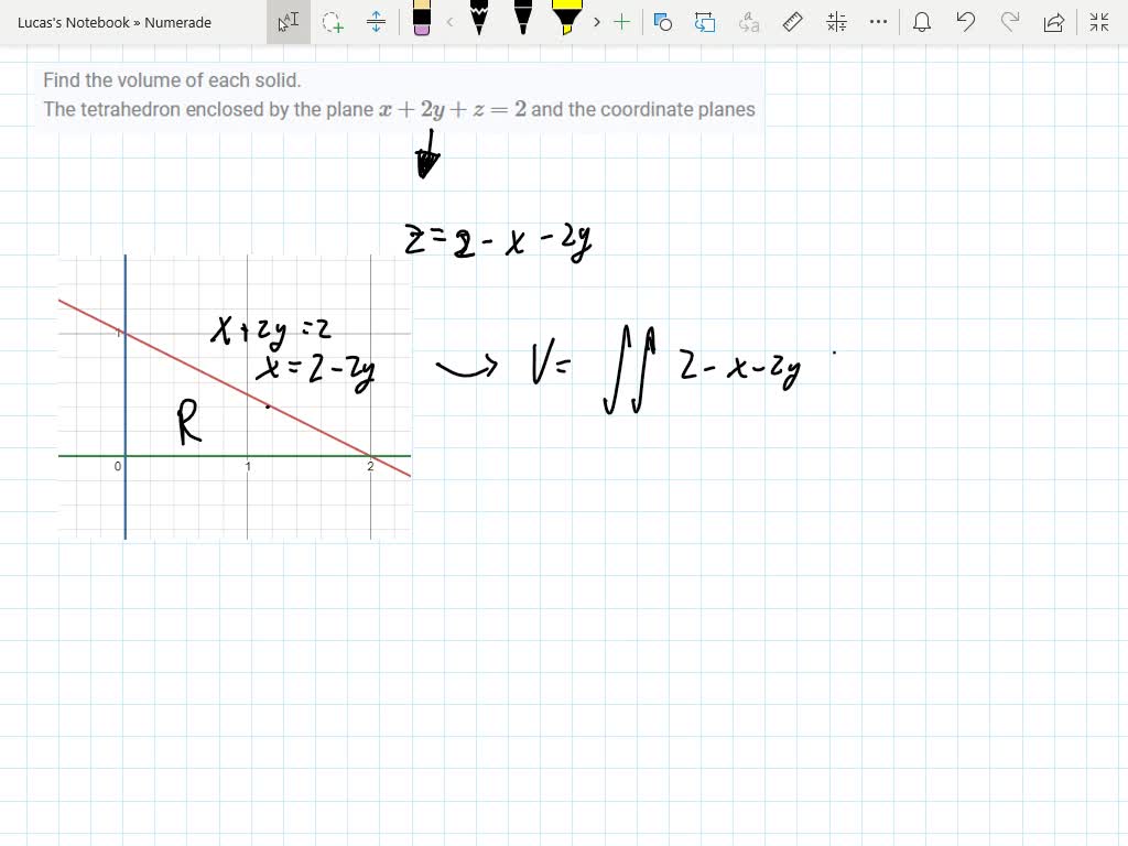 SOLVED: Let A, B, And C Be Positive Numbers. Find The Volume Of The ...