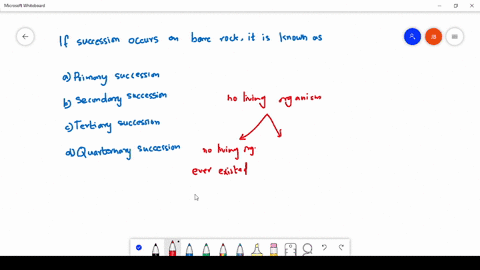 if-succession-occurs-on-bare-rock-it-is-known-as-a-primary-succession-b-secondary-succession-c-terti