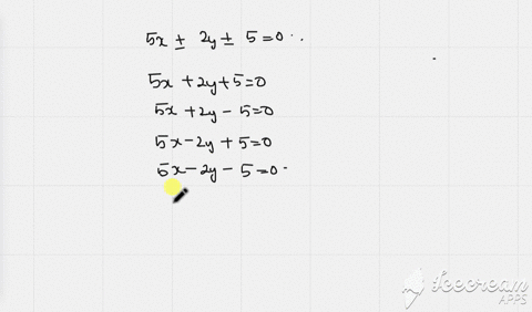 the-quadrilateral-formed-by-the-straight-lines-5-mathrmx-pm-2-mathrmy-pm-50-has-an-area-a-2-b-4-c-5-