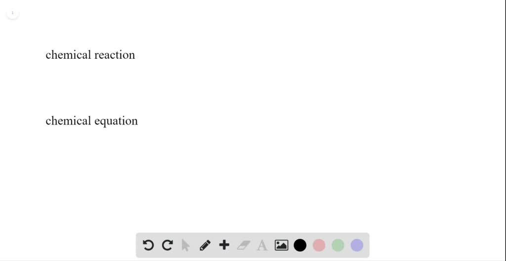 solved-distinguish-between-a-chemical-reaction-and-a-chemical-equation