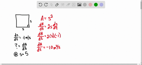 the-sides-of-a-square-decrease-in-length-at-a-rate-of-1-mathrmm-mathrms-a-at-what-rate-is-the-area-2