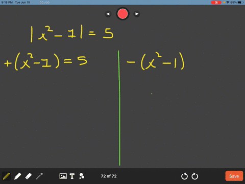 solve-the-absolute-value-equation-leftx2-1right5