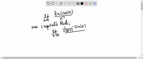 lim-_x-rightarrow-0-fracln-cos-xx2lefttext-ans-frac12right