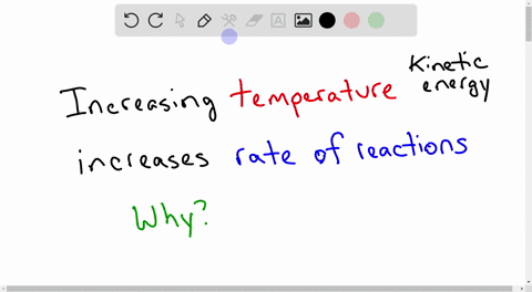 why does increasing temperature generally increase the rate of a chemical reaction