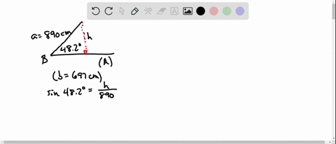 SOLVED:Find the unknown angles in triangle ABC for each triangle that ...