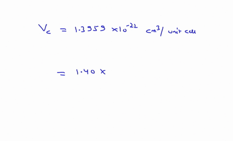 zirconium-has-an-hcp-crystal-structure-and-a-density-of-651-mathrmg-mathrmcm3-a-what-is-the-volume-o