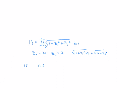 find-the-area-of-the-part-of-the-surface-zx22-y-that-lies-above-the-triangle-with-vertices-0010-and-