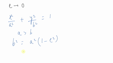 what-happens-to-an-ellipse-with-major-axis-2-a-if-e-tends-to-0