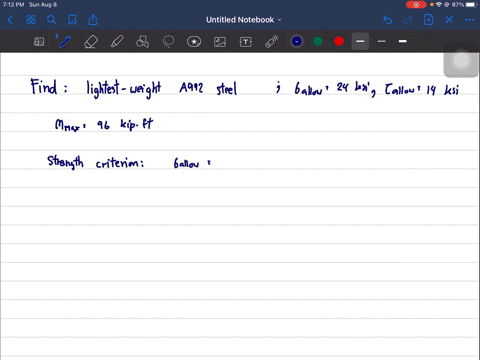 the-simply-supported-beam-carries-a-uniform-load-of-2-kipft-code-restrictions-due-to-a-plaster-ceili