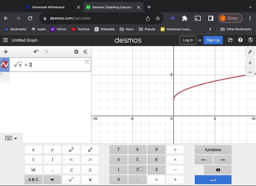 SOLVEDa. Use a graphing calculator to graph the function y1=2 INT(x