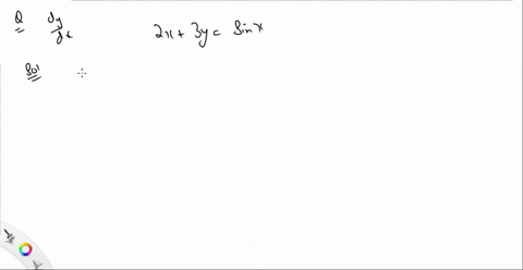 find-fracd-yd-x-in-the-following-2-x3-ysin-y