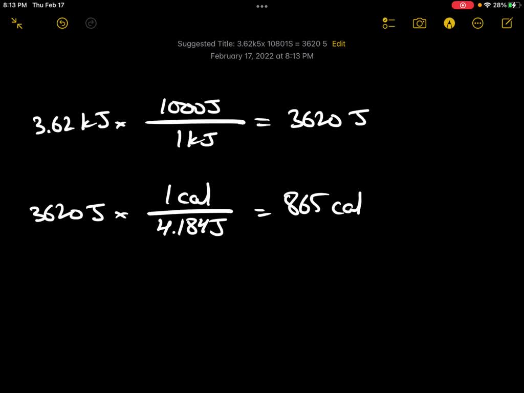 ⏩SOLVEDConvert the answer you calculated in Problem 2.52 to joules