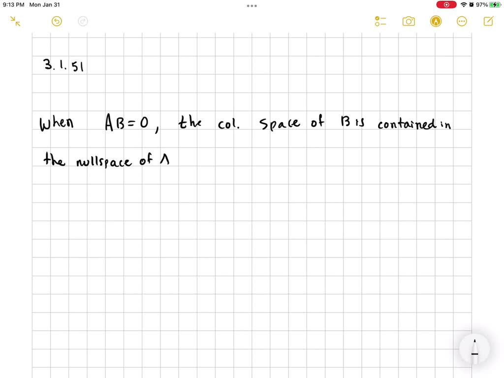 SOLVED:(a) Prove That Rank(A B) ≤rank(B) . [Hint: Review Exercise 29 In ...