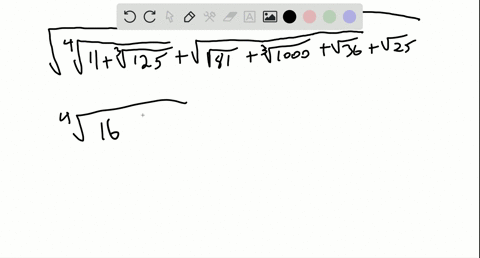 simplify-the-expression-sqrtsqrt411sqrt3125sqrtsqrt81sqrt31000sqrt36sqrt25