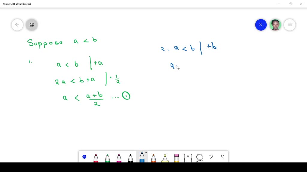 SOLVED:The number \frac{1}{2}(a+b) is called the average, or arithmetic ...