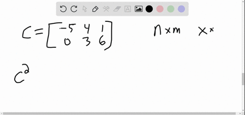 why-is-it-not-possible-to-find-c2-for-matrix-c-defined-as-follows-cleftbeginarrayrrr-5-4-1-0-3-6enda
