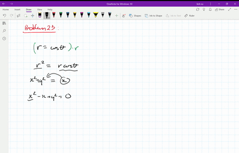 sketch-the-graph-of-the-polar-equation-and-find-a-corresponding-x-y-equation-rcos-theta