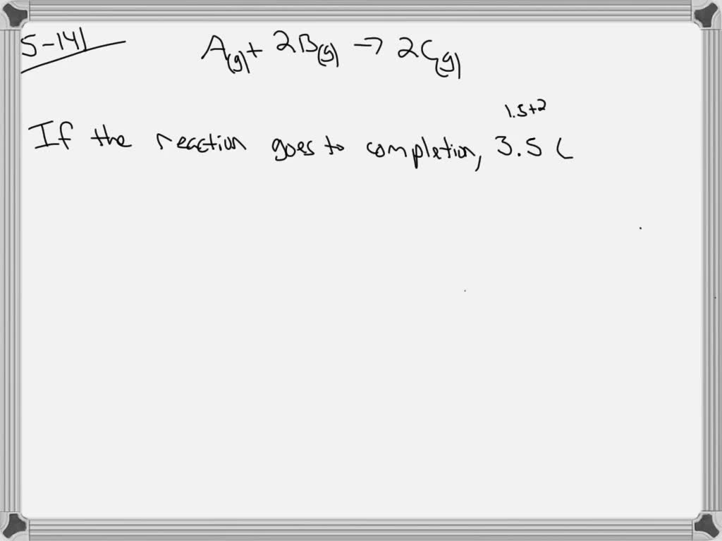 solved-the-reaction-occurs-in-a-closed-container-a-g-2-b-g-2-c-g-a