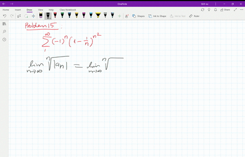 use-the-root-test-to-determine-whether-each-series-converges-absolutely-or-diverges-beginalignedsum_