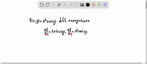 use-theorem-134-4-to-prove-that-fx-yx2-sin-y-is-differentiable-everywhere