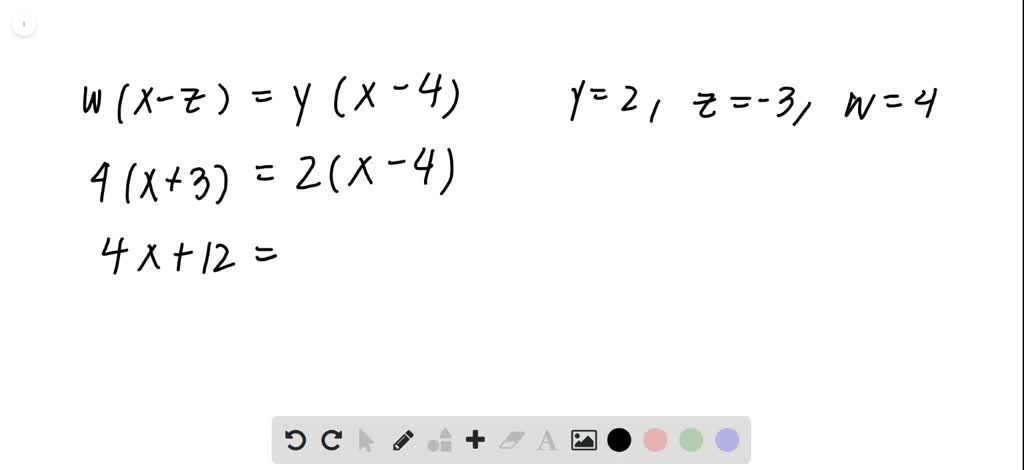 Solved Find X In Each Formula Given That Y 2 Z 3 And W 4 W X Z Y X 4