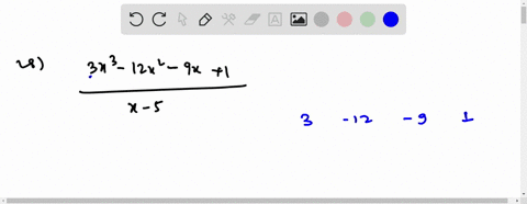 find-the-quotient-and-remainder-using-synthetic-division-frac3-x3-12-x2-9-x1x-5