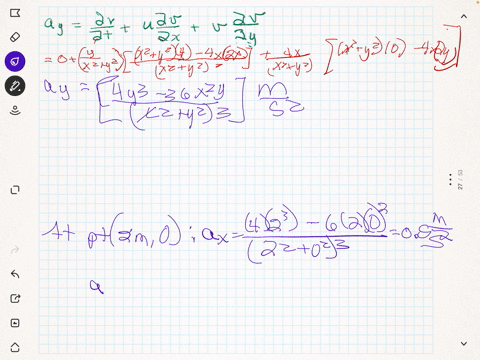 the-velocity-field-for-a-fluid-is-defined-by-ulefty-leftx2y2rightright-mathrmm-mathrms-and-vleft4-x