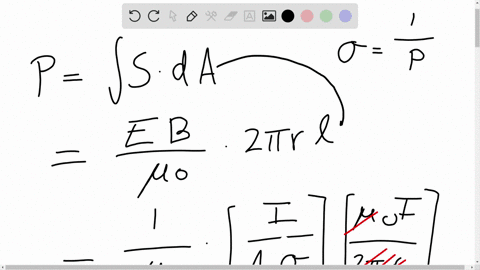 a-cylindrical-resistor-of-length-l-radius-a-and-resistance-r-carries-current-i-calculate-the-elect-2