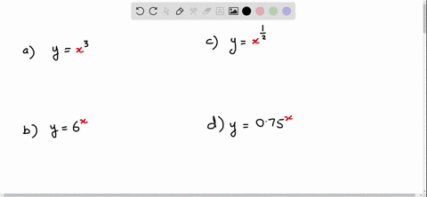 decide-whether-each-of-the-following-functions-is-exponential-explain-how-you-can-tell-a-yx3-b-y6x-c