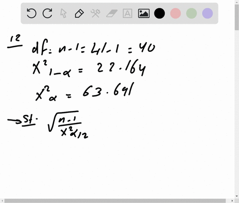 SOLVED:Construct the indicated confidence intervals for (a) the ...